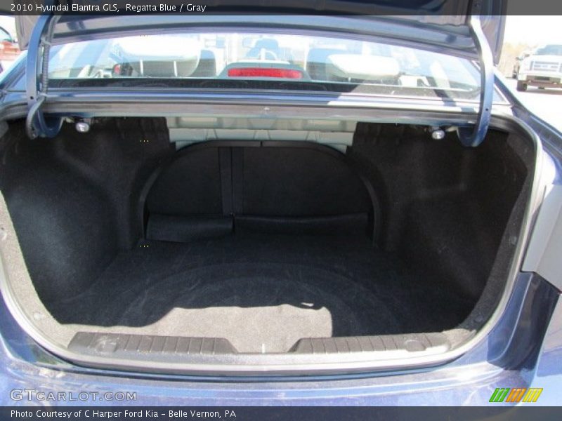 Regatta Blue / Gray 2010 Hyundai Elantra GLS