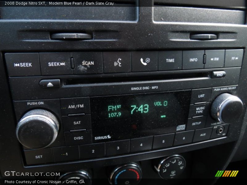 Modern Blue Pearl / Dark Slate Gray 2008 Dodge Nitro SXT