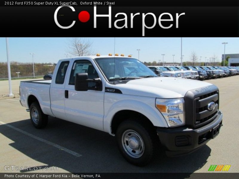 Oxford White / Steel 2012 Ford F350 Super Duty XL SuperCab