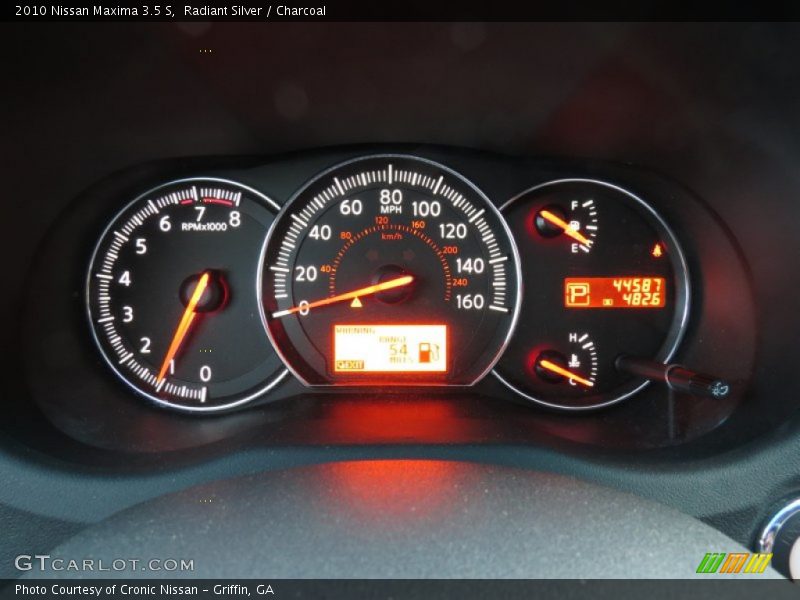 Radiant Silver / Charcoal 2010 Nissan Maxima 3.5 S