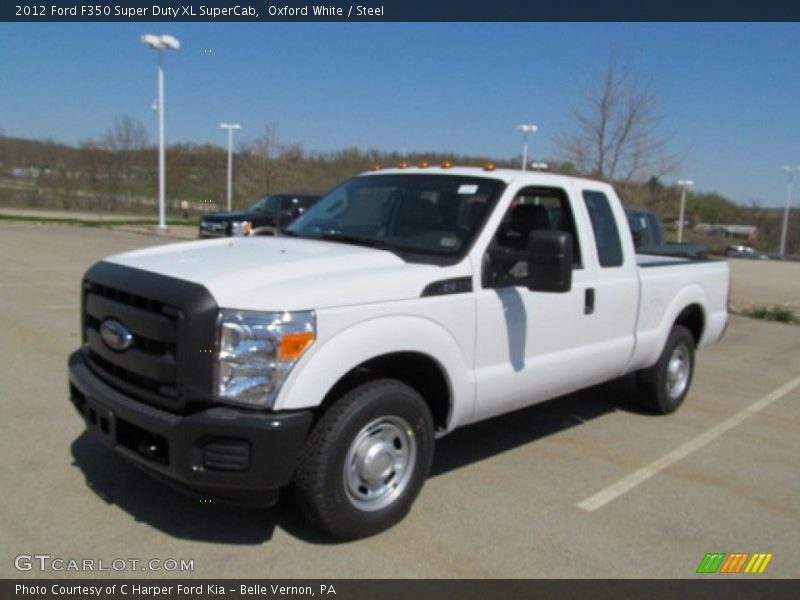 Oxford White / Steel 2012 Ford F350 Super Duty XL SuperCab