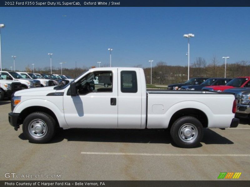 Oxford White / Steel 2012 Ford F350 Super Duty XL SuperCab