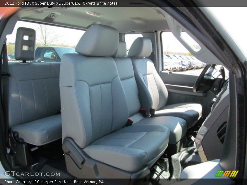  2012 F350 Super Duty XL SuperCab Steel Interior