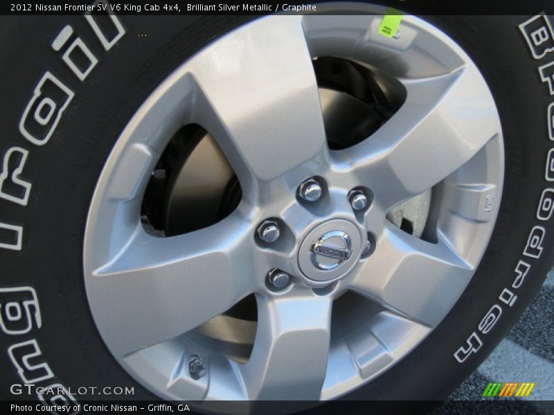 Brilliant Silver Metallic / Graphite 2012 Nissan Frontier SV V6 King Cab 4x4