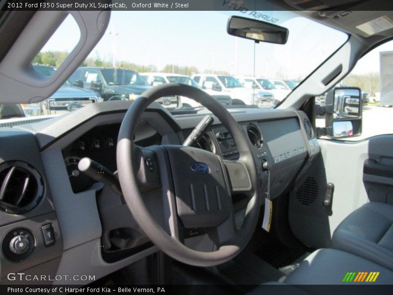 Oxford White / Steel 2012 Ford F350 Super Duty XL SuperCab
