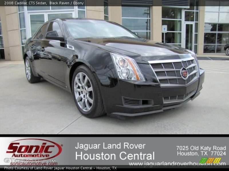 Black Raven / Ebony 2008 Cadillac CTS Sedan