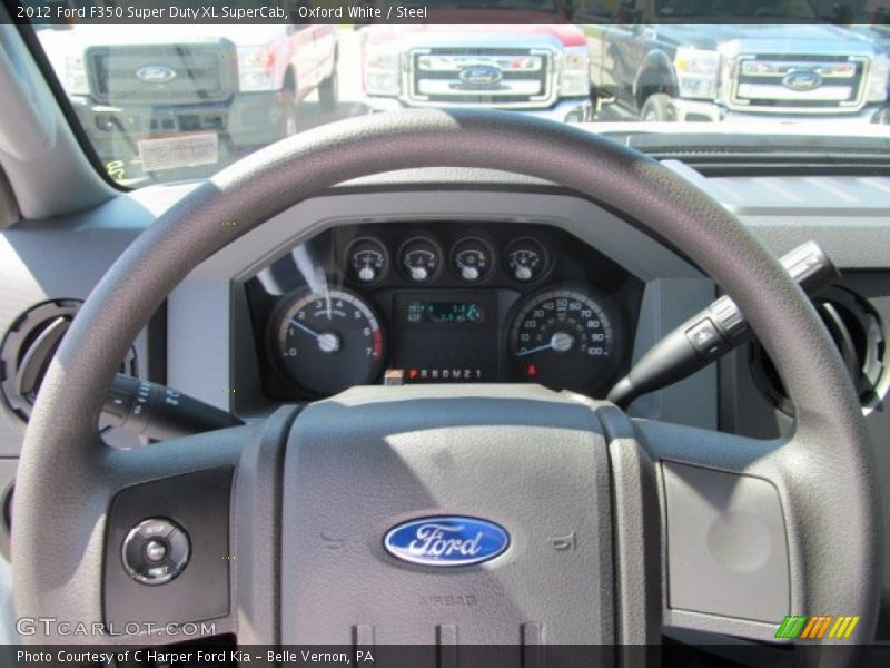 Oxford White / Steel 2012 Ford F350 Super Duty XL SuperCab