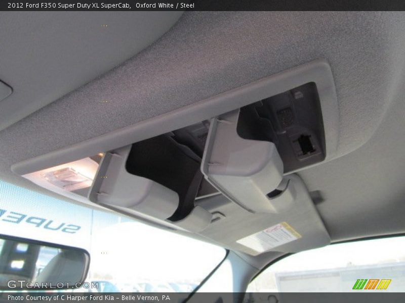 Oxford White / Steel 2012 Ford F350 Super Duty XL SuperCab
