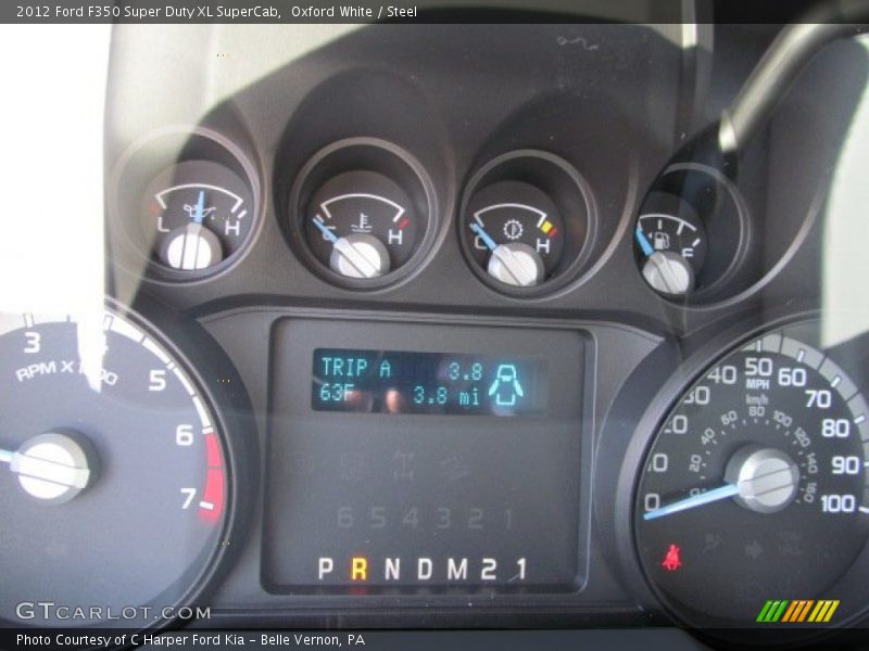  2012 F350 Super Duty XL SuperCab XL SuperCab Gauges