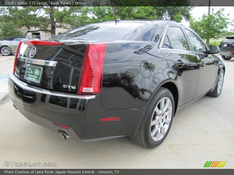 Black Raven / Ebony 2008 Cadillac CTS Sedan