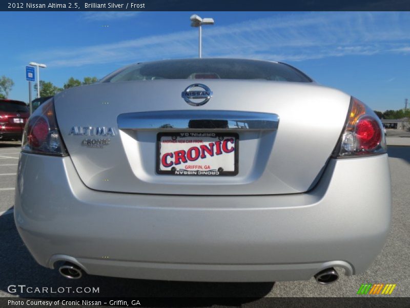 Brilliant Silver / Frost 2012 Nissan Altima 2.5