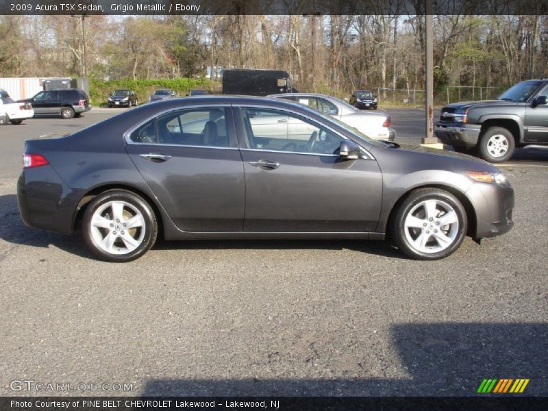 Grigio Metallic / Ebony 2009 Acura TSX Sedan