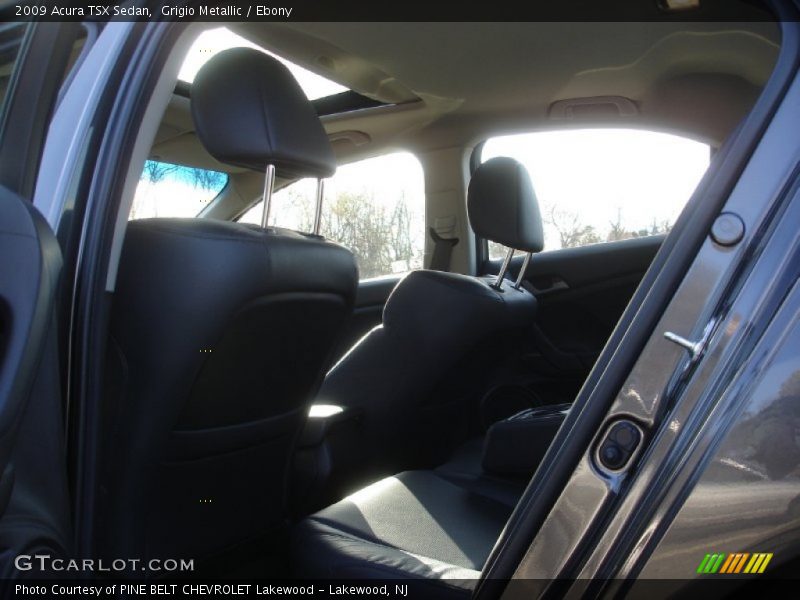 Grigio Metallic / Ebony 2009 Acura TSX Sedan