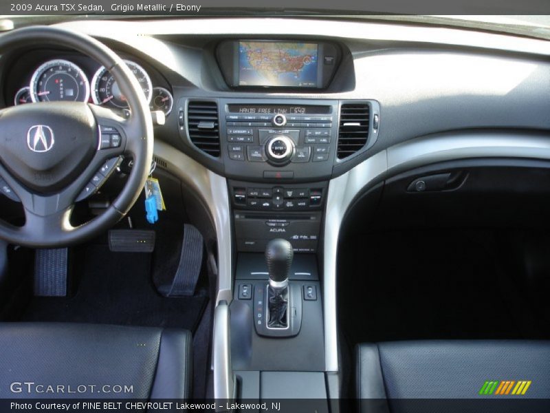 Grigio Metallic / Ebony 2009 Acura TSX Sedan