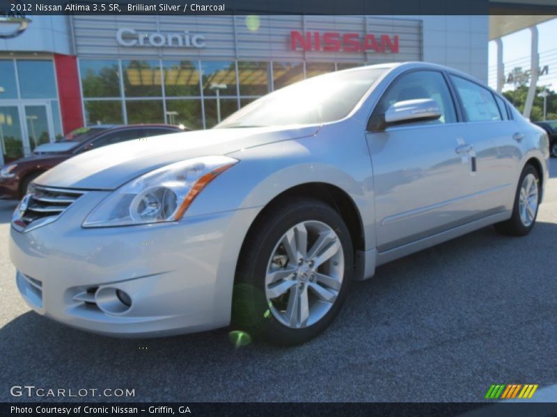 Brilliant Silver / Charcoal 2012 Nissan Altima 3.5 SR
