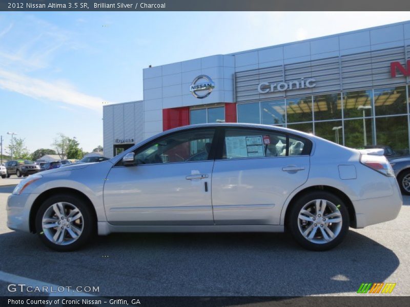 Brilliant Silver / Charcoal 2012 Nissan Altima 3.5 SR