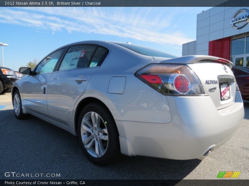Brilliant Silver / Charcoal 2012 Nissan Altima 3.5 SR