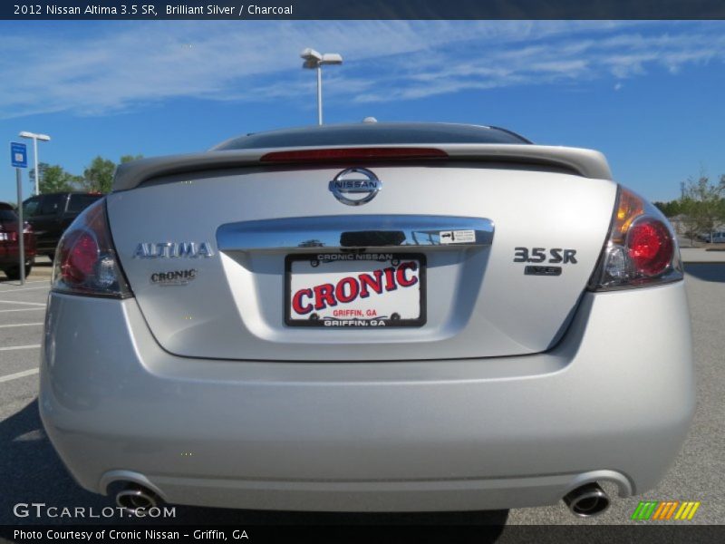 Brilliant Silver / Charcoal 2012 Nissan Altima 3.5 SR