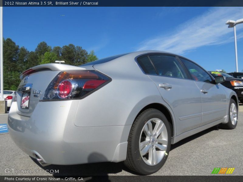 Brilliant Silver / Charcoal 2012 Nissan Altima 3.5 SR