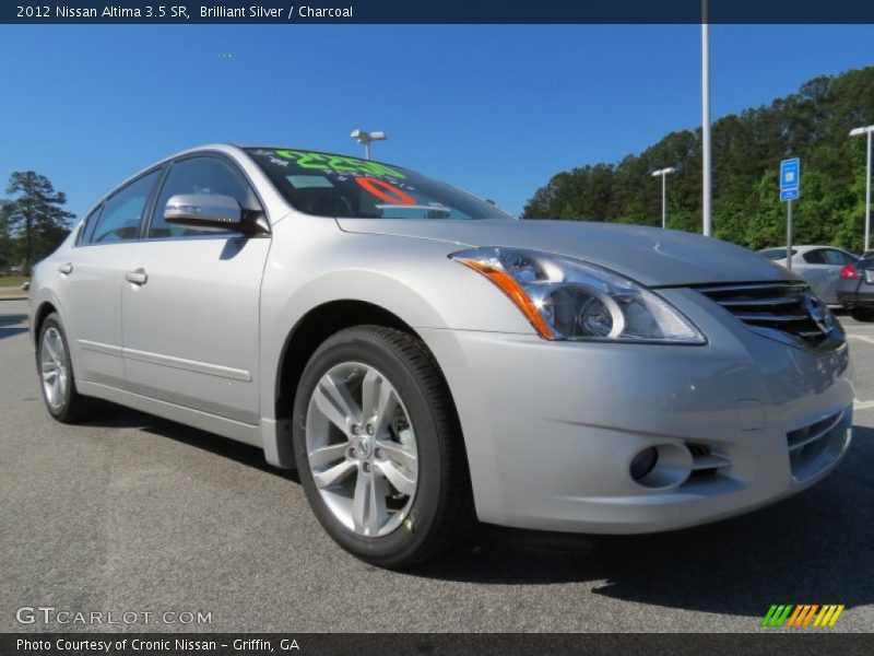 Brilliant Silver / Charcoal 2012 Nissan Altima 3.5 SR