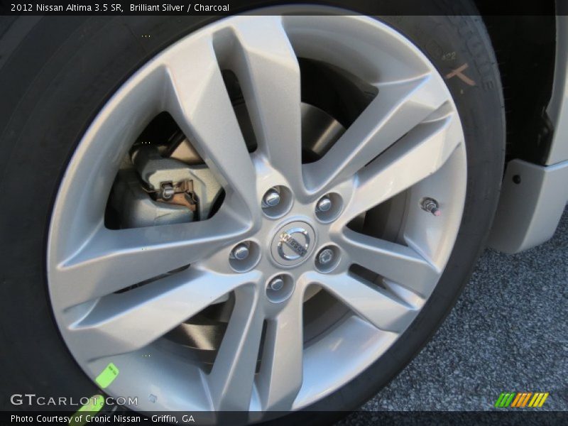 Brilliant Silver / Charcoal 2012 Nissan Altima 3.5 SR