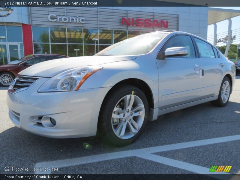 Brilliant Silver / Charcoal 2012 Nissan Altima 3.5 SR