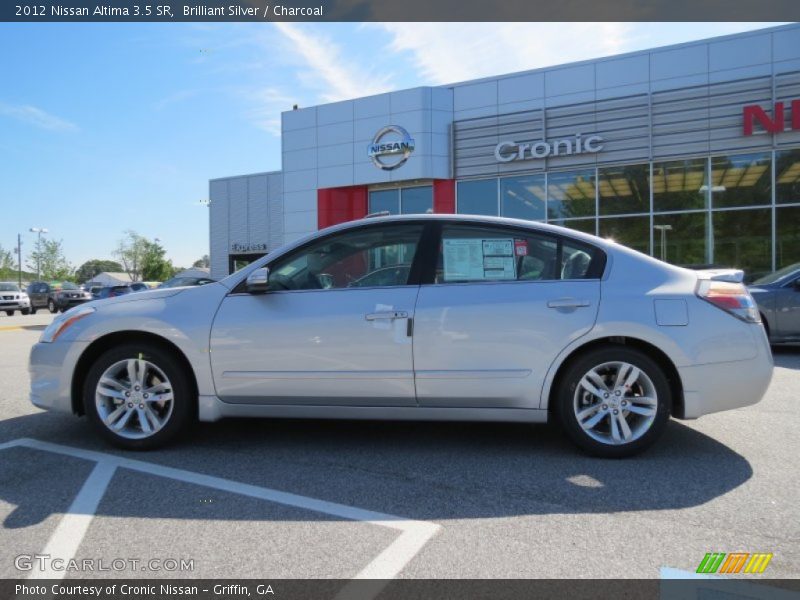 Brilliant Silver / Charcoal 2012 Nissan Altima 3.5 SR