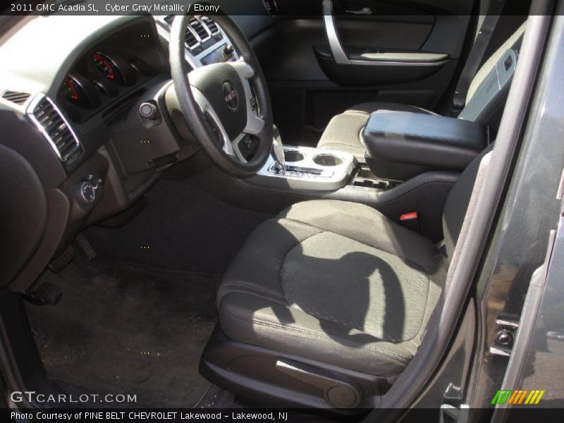 Cyber Gray Metallic / Ebony 2011 GMC Acadia SL