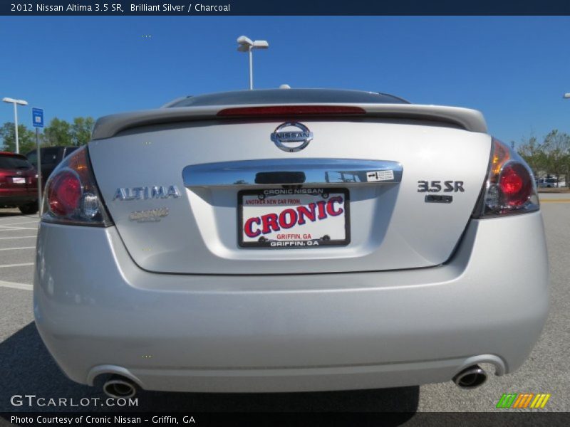 Brilliant Silver / Charcoal 2012 Nissan Altima 3.5 SR