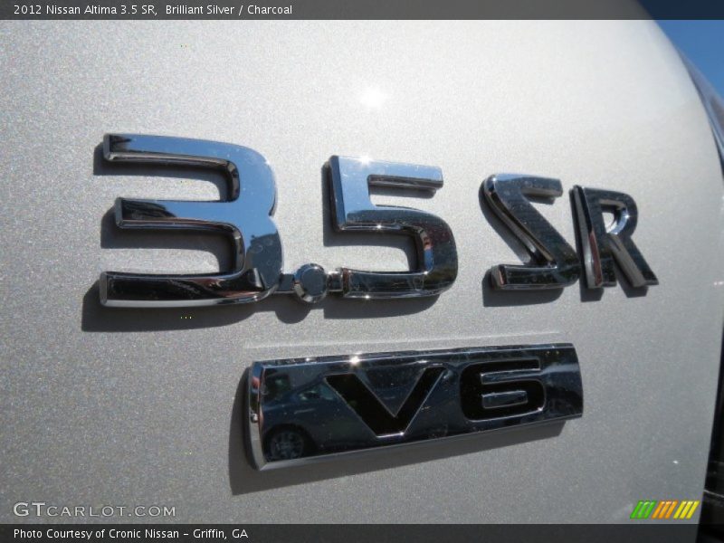 Brilliant Silver / Charcoal 2012 Nissan Altima 3.5 SR