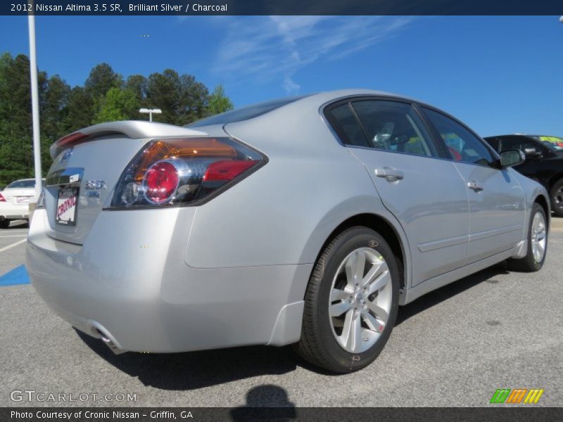 Brilliant Silver / Charcoal 2012 Nissan Altima 3.5 SR