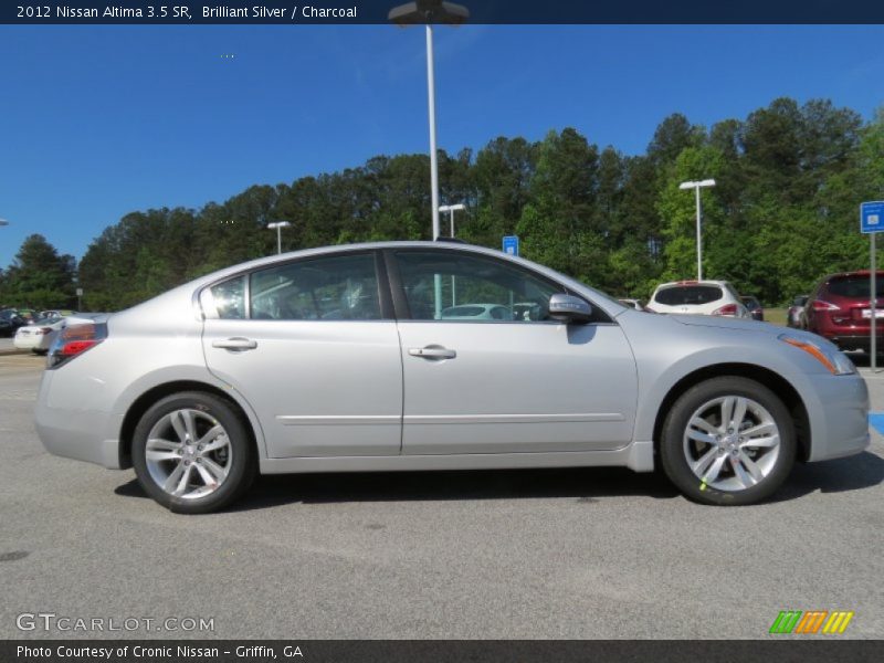Brilliant Silver / Charcoal 2012 Nissan Altima 3.5 SR