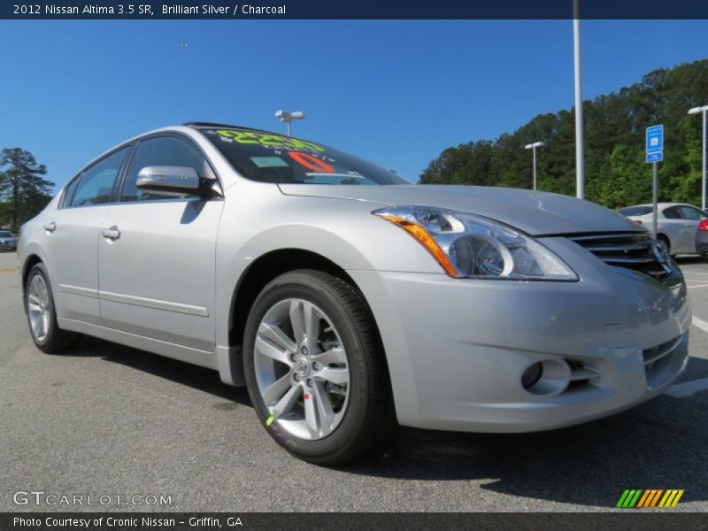 Brilliant Silver / Charcoal 2012 Nissan Altima 3.5 SR