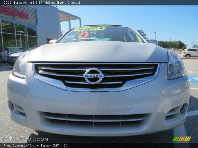 Brilliant Silver / Charcoal 2012 Nissan Altima 3.5 SR