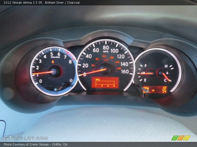 Brilliant Silver / Charcoal 2012 Nissan Altima 3.5 SR