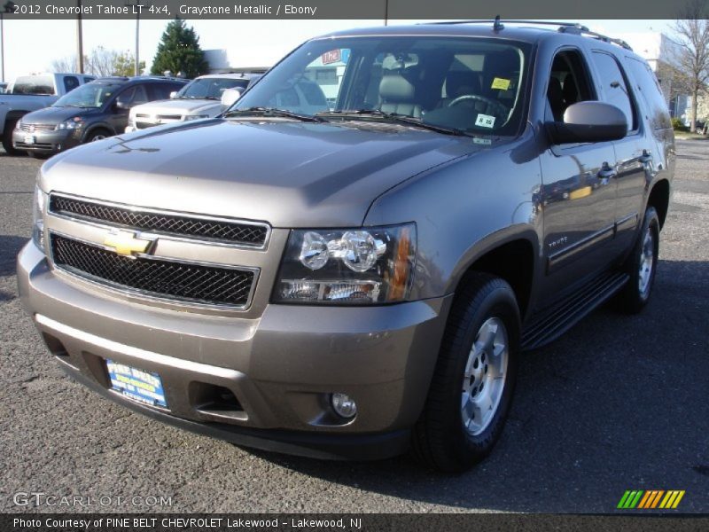 Graystone Metallic / Ebony 2012 Chevrolet Tahoe LT 4x4