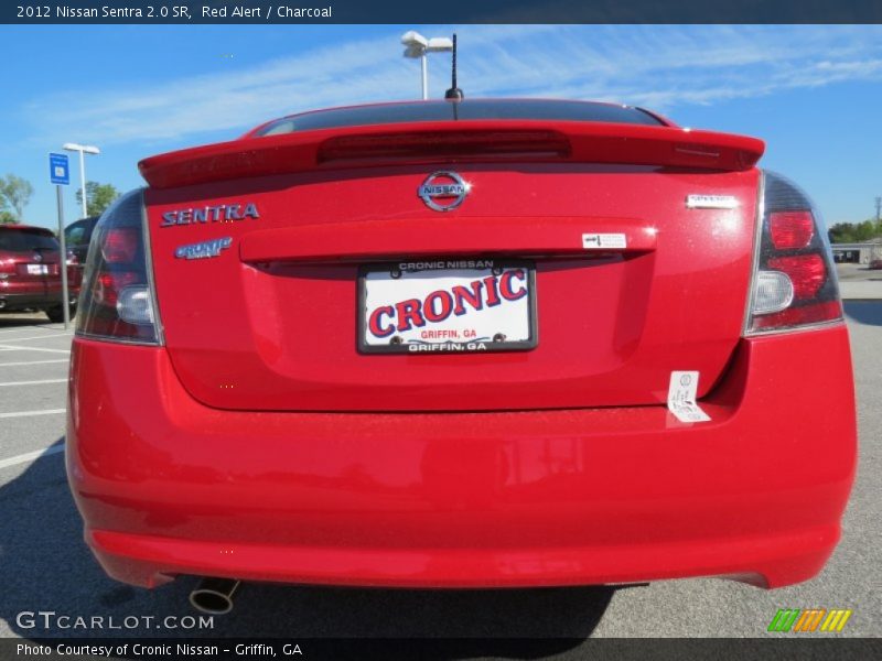Red Alert / Charcoal 2012 Nissan Sentra 2.0 SR