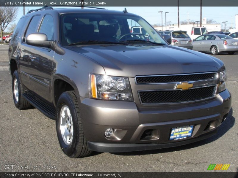 Graystone Metallic / Ebony 2012 Chevrolet Tahoe LT 4x4