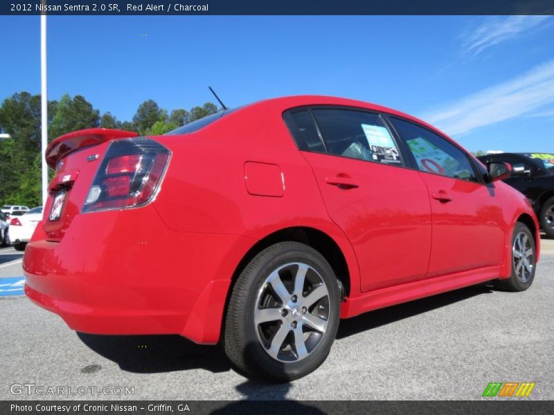 Red Alert / Charcoal 2012 Nissan Sentra 2.0 SR