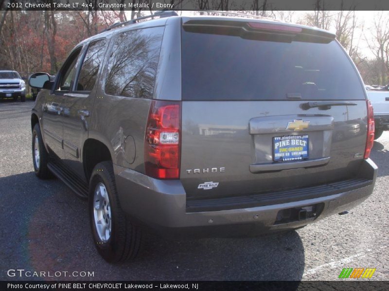 Graystone Metallic / Ebony 2012 Chevrolet Tahoe LT 4x4