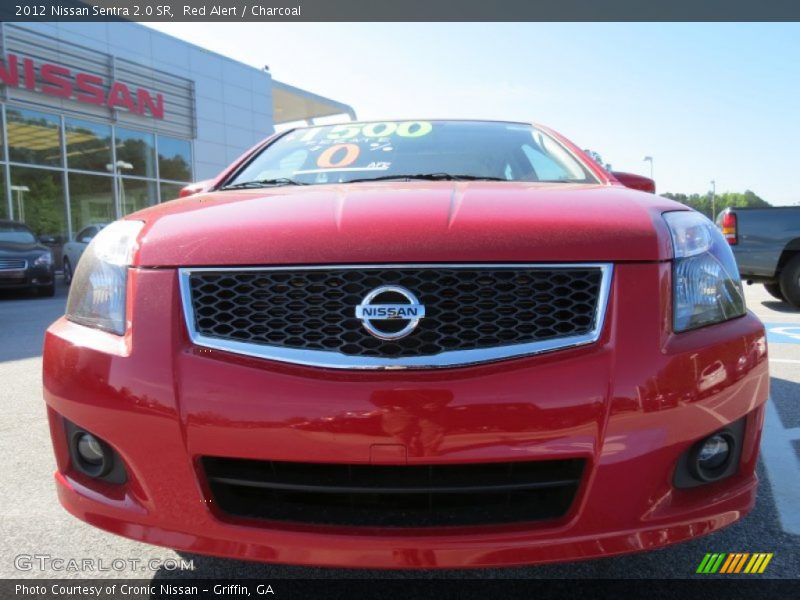 Red Alert / Charcoal 2012 Nissan Sentra 2.0 SR