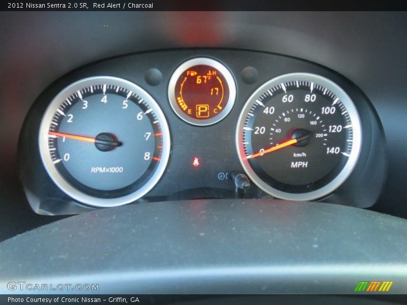 Red Alert / Charcoal 2012 Nissan Sentra 2.0 SR