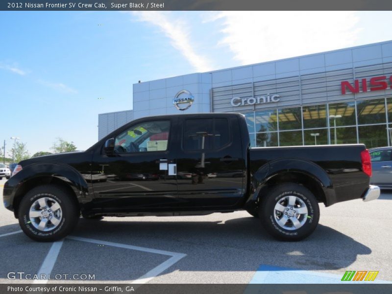 Super Black / Steel 2012 Nissan Frontier SV Crew Cab