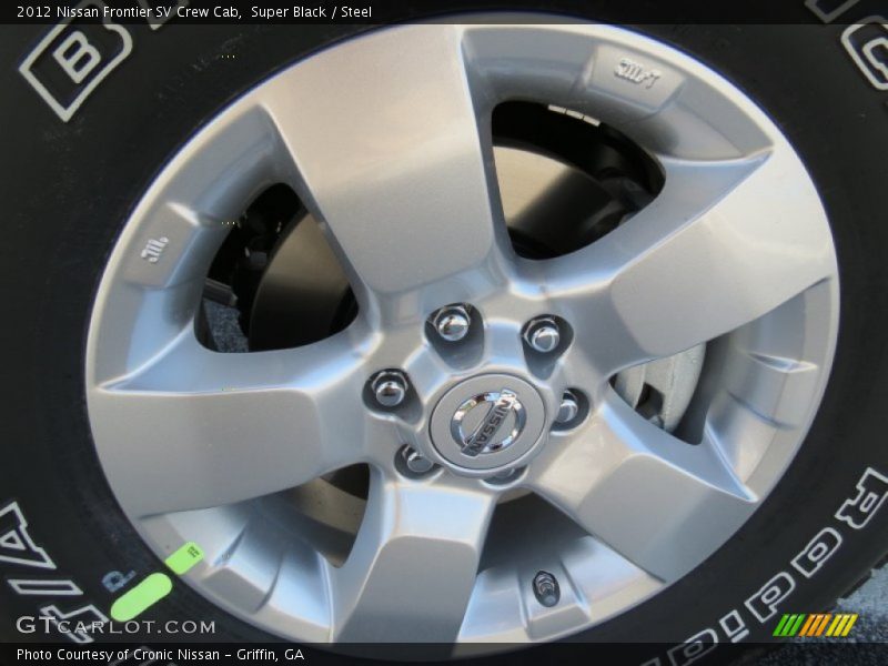Super Black / Steel 2012 Nissan Frontier SV Crew Cab