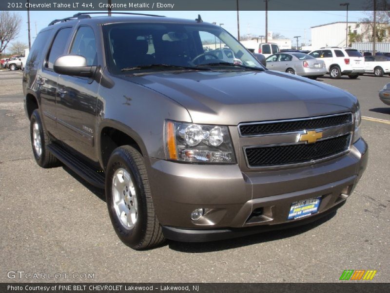 Graystone Metallic / Ebony 2012 Chevrolet Tahoe LT 4x4