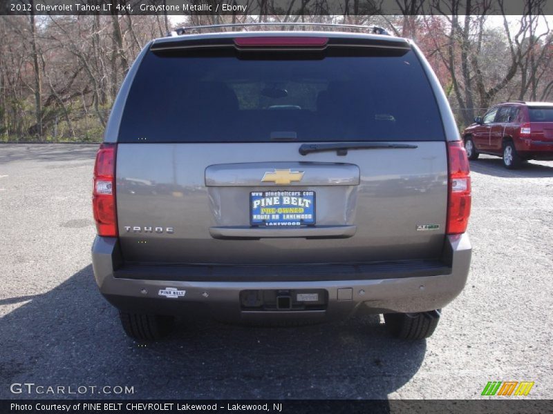 Graystone Metallic / Ebony 2012 Chevrolet Tahoe LT 4x4