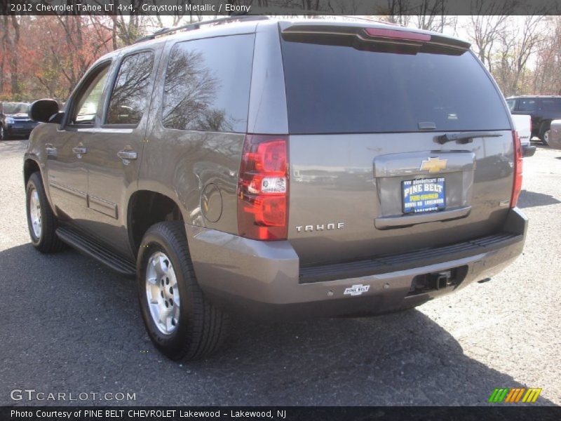 Graystone Metallic / Ebony 2012 Chevrolet Tahoe LT 4x4