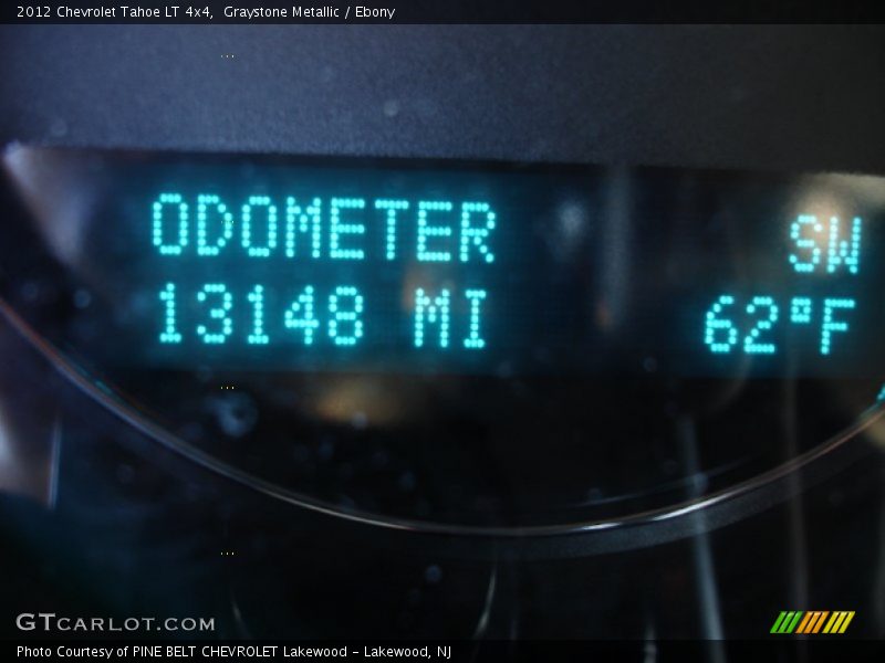 Graystone Metallic / Ebony 2012 Chevrolet Tahoe LT 4x4