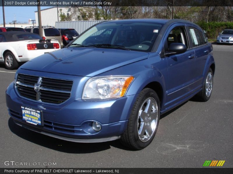 Marine Blue Pearl / Pastel Slate Gray 2007 Dodge Caliber R/T