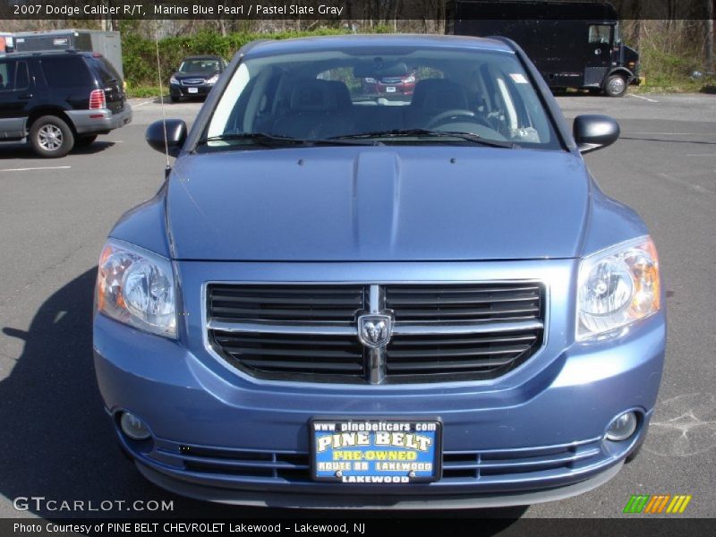 Marine Blue Pearl / Pastel Slate Gray 2007 Dodge Caliber R/T